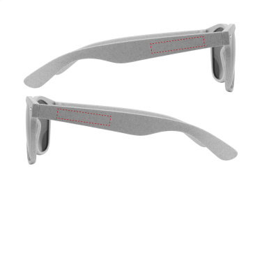 Logo trade corporate gift photo of: Malibu Eco Wheatstraw sunglasses