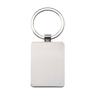 Logo trade advertising products picture of: Bamboo Key Rectangle keyring