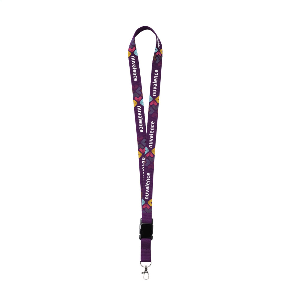Logo trade corporate gifts image of: Lanyard Sublimation Buckle keycord 20 mm