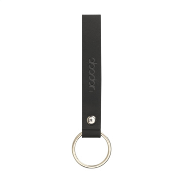 Logotrade promotional product picture of: Vegan Pineapple Leather Keyring