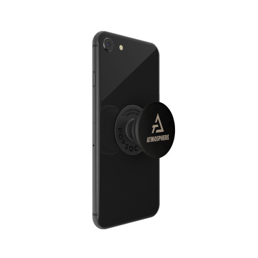 Logo trade promotional gifts picture of: PopSockets® Aluminium telephone holder