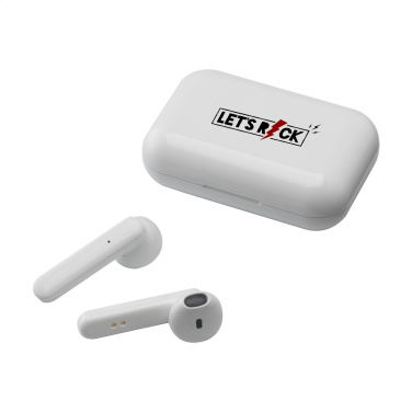 Logo trade promotional gift photo of: Sensi TWS Wireless Earbuds in Charging Case