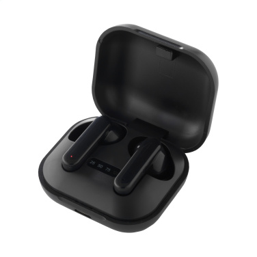 Logo trade promotional gift photo of: Aron TWS Wireless Earbuds in Charging Case