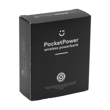 Logo trade promotional gifts picture of: PocketPower 10000 Wireless Powerbank wireless charger