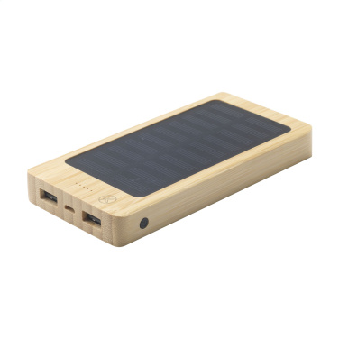 Logotrade business gifts photo of: Solar Powerbank 8000+ Wireless Charger