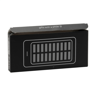 Logotrade corporate gift picture of: Solar Powerbank 8000+ Wireless Charger