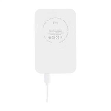 Logotrade business gift image of: Force Magnetic RCS Recycled Wireless Powerbank 5000