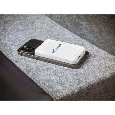 Logotrade corporate gift picture of: Force Magnetic RCS Recycled Wireless Powerbank 5000