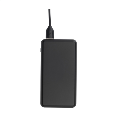Logotrade promotional giveaway picture of: Boru Bamboo RCS Recycled ABS Powerbank Wireless Charger