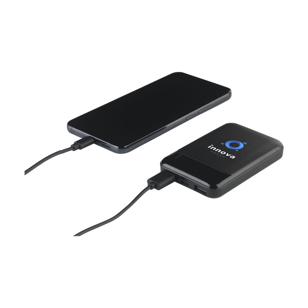 Logotrade promotional gifts photo of: Compact 5000 RCS Recycled ABS Powerbank