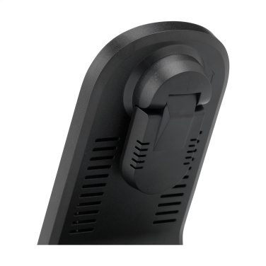 Logo trade advertising products picture of: Triple-Up RCS Recycled ABS Wireless Charger Stand