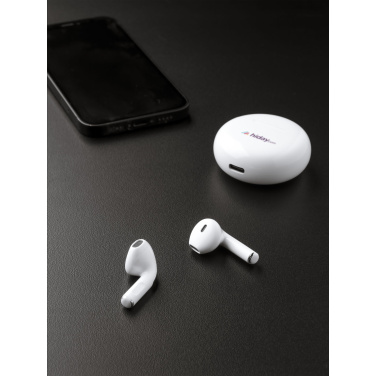 Logo trade promotional gift photo of: Calypso RCS Recycled Wireless Earbuds