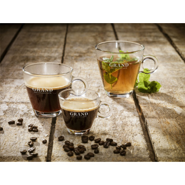 Logo trade promotional products picture of: Lugano Coffee Glass 230 ml