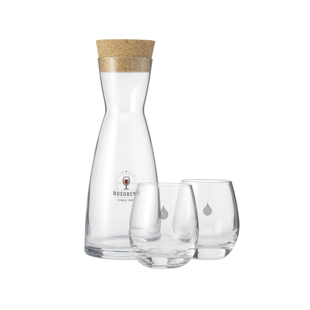 Logotrade promotional items photo of: Ypsilon Carafe 1 L with a cork cap