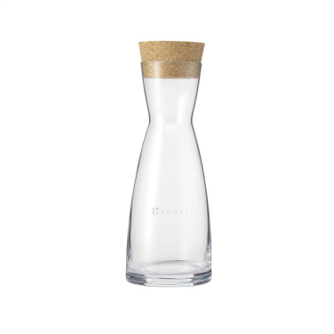 Logo trade advertising products image of: Ypsilon Carafe 1 L with a cork cap
