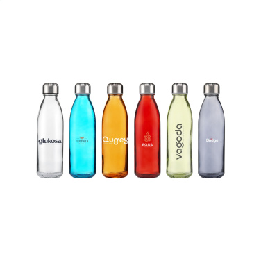 Logo trade advertising products image of: Topflask Glass 650 ml drinking bottle