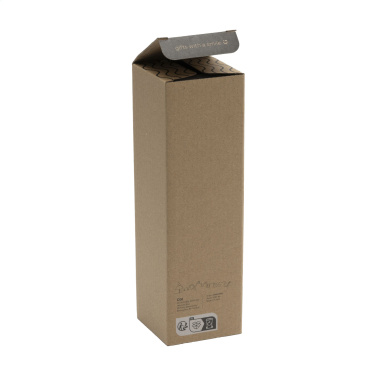 Logo trade promotional item photo of: Senga Glass Bamboo 500 ml drinking bottle