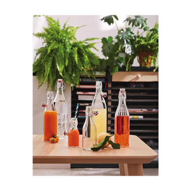 Logo trade promotional giveaways image of: Vidrio Bottle 1 L water bottle