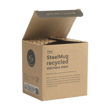 Logo trade promotional giveaway photo of: SteelMug RCS Recycled Steel 220 ml