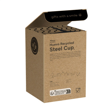Logo trade corporate gifts picture of: Huevo RCS Recycled Steel Cup 350 ml thermo cup