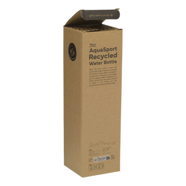 Logo trade promotional merchandise photo of: AquaSport GRS Recycled Water Bottle 1,000 ml