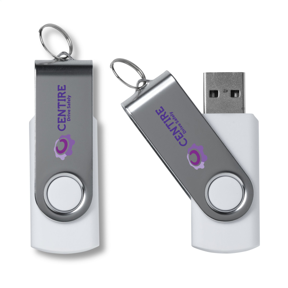 Logo trade business gift photo of: USB Twist from stock 32 GB