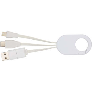 Logotrade promotional item picture of: Troop 4-in-1 recycled plastic charging cable