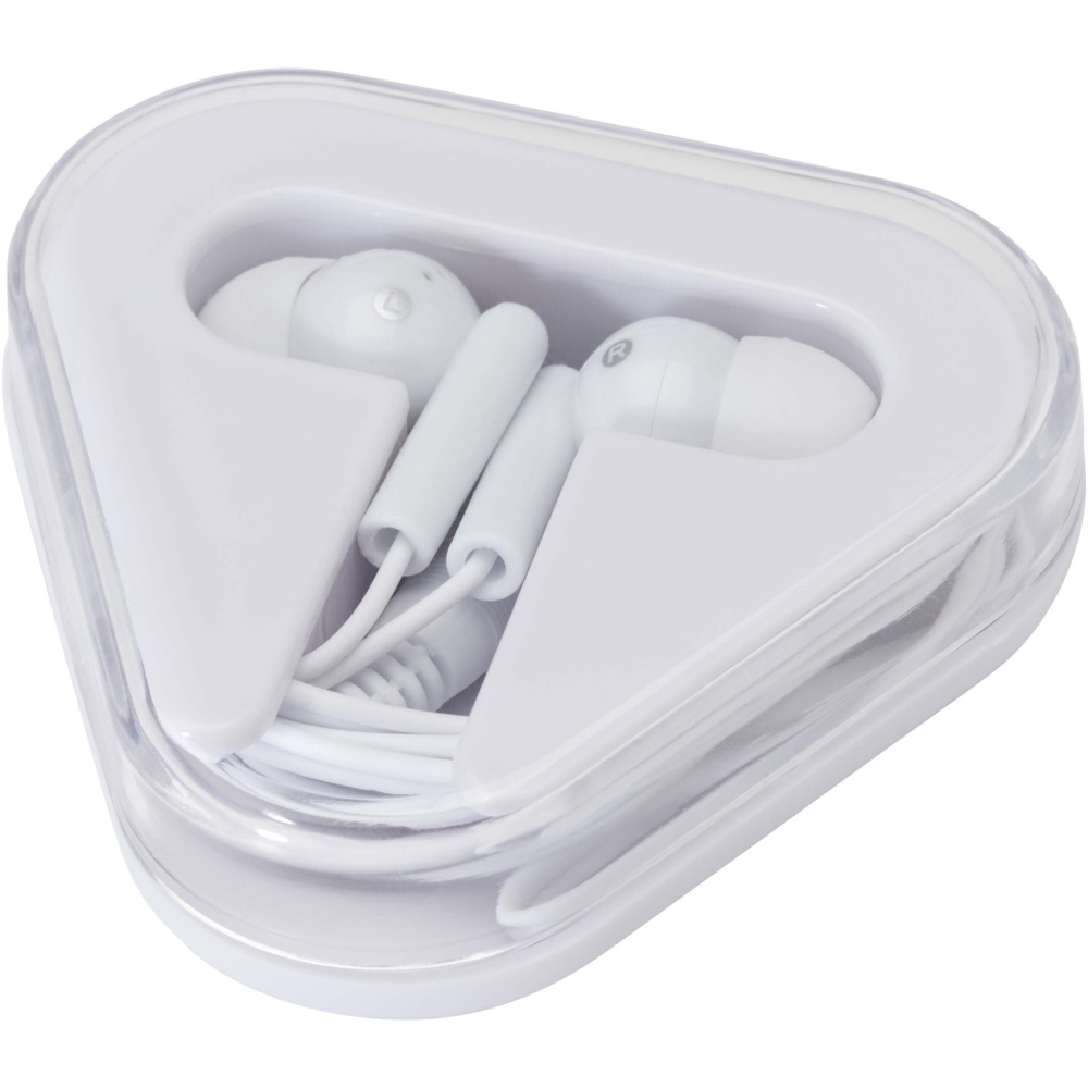 Logo trade promotional item photo of: Rebel earbuds with recycled plastic storage box