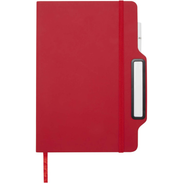 Logotrade corporate gift image of: Nexus A5 hard cover notebook with pen and pencil combo (black ink)