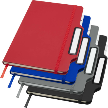 Logo trade business gift photo of: Nexus A5 hard cover notebook with pen and pencil combo (black ink)
