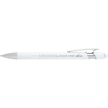 Logotrade promotional products photo of: Kish ballpoint pen with silver finish (blue ink)