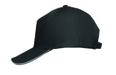 Logotrade promotional giveaway image of: 5 panel LED cotton cap 220gr/m²