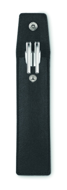 Logo trade promotional giveaways picture of: RPET felt pencil case