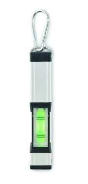 Logo trade promotional giveaway photo of: Mini magnetic aluminium level