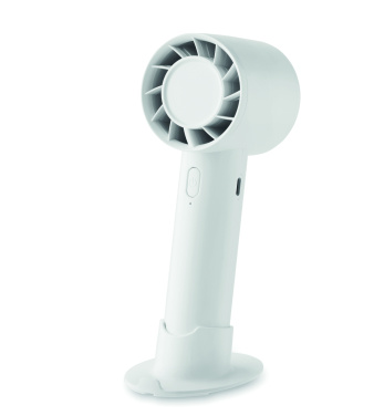 Logo trade promotional products image of: Small portable fan 2000 mAh