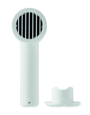 Logo trade promotional merchandise image of: Small portable fan 2000 mAh