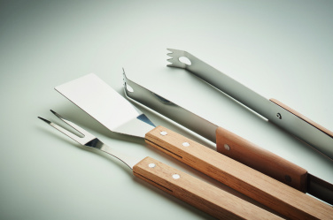Logo trade corporate gifts image of: Oakwood barbecue set