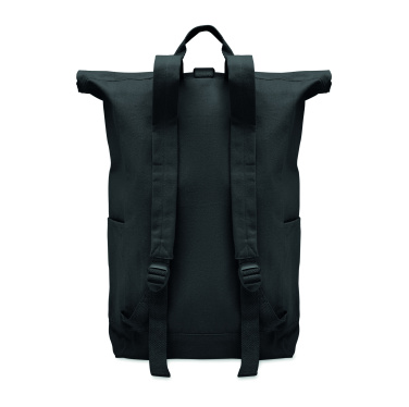 Logotrade promotional product image of: Roll top backpack 390 gr/m²