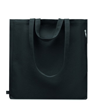 Logo trade promotional giveaways image of: Recycled cotton shopping bag