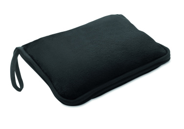 Logo trade business gifts image of: 2 in 1 travel blanket set