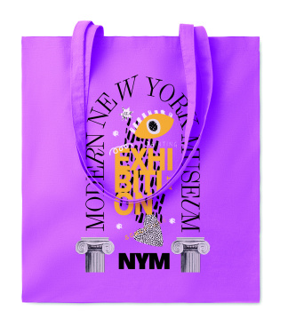 Logo trade promotional giveaways image of: 140 gr/m² cotton shopping bag