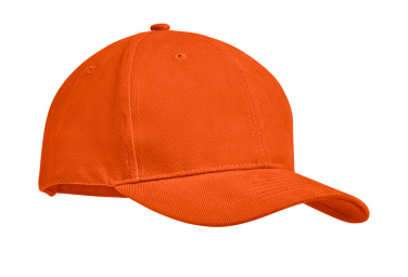 Logo trade corporate gift photo of: Brushed heavy cotton 6 panel Ba