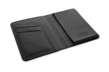 Logotrade promotional item image of: Trackmate RCS rpolyester passport holder worldwide locating