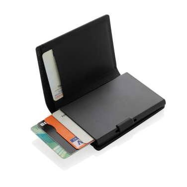 Logo trade promotional product photo of: Seekcard RCS rpolyester card wallet with worldwide locating