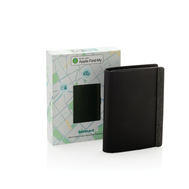 Logotrade business gift image of: Seekcard RCS rpolyester card wallet with worldwide locating