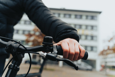 Logo trade promotional giveaways image of: Pedalfinder bike bell with worldwide locating