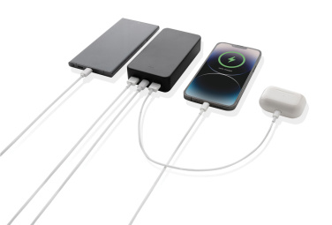 Logo trade promotional giveaways picture of: Boostcore RCS recycled plastic powerbank 20.000mAh USB C