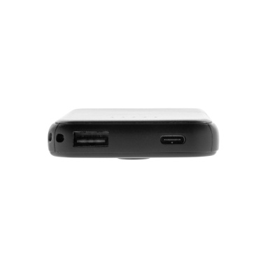 Logo trade advertising products picture of: Stellar RCS recycled plastic 5000 mah 5W magnetic powerbank