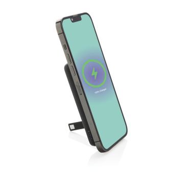 Logotrade corporate gift image of: Zen RCS rplastic 5000 mah 5W magnetic bamboo powerbank