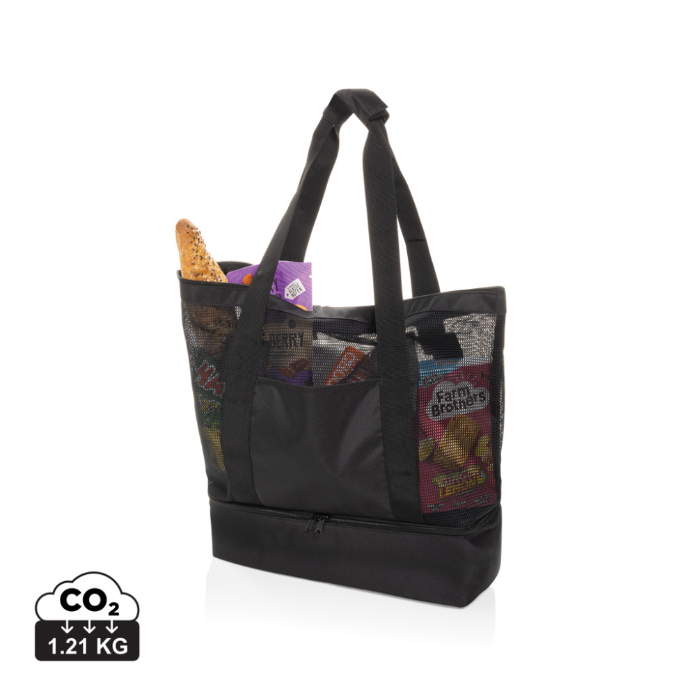 Logotrade advertising products photo of: Iqlo Aware™ RPET 2-in-1 cooler tote